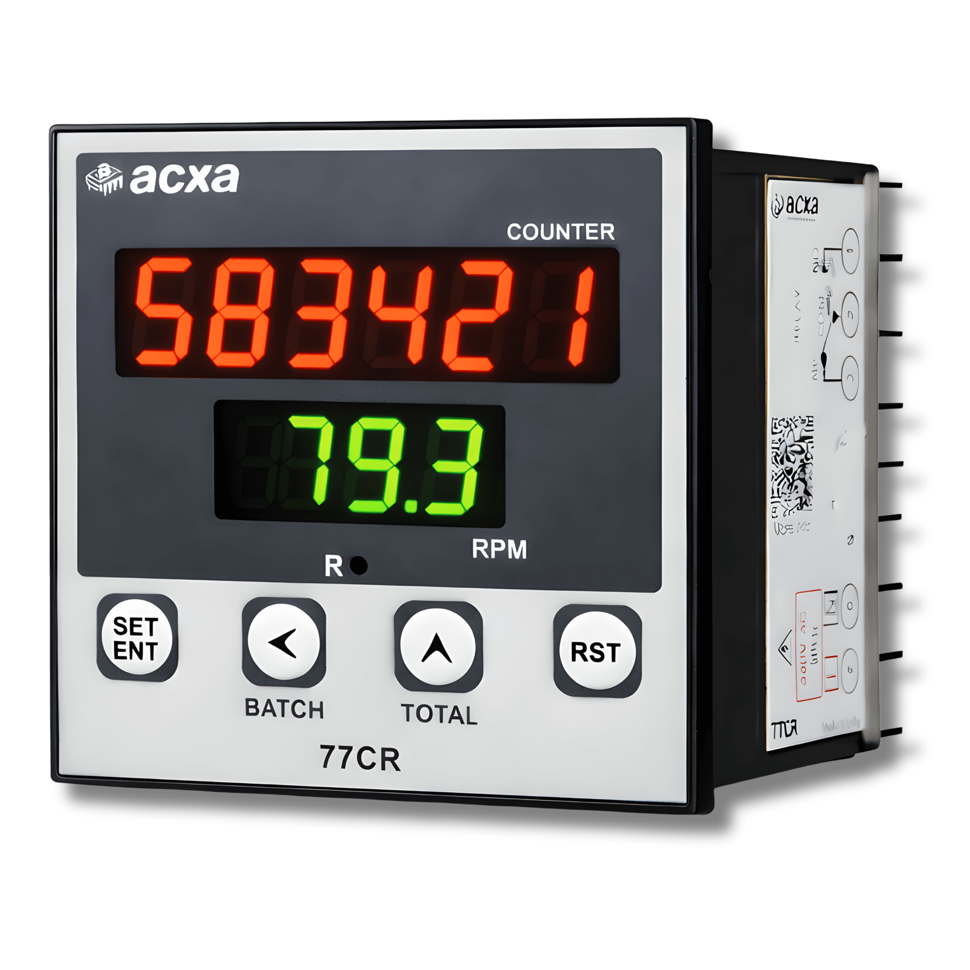 77CR compact counter with RPM