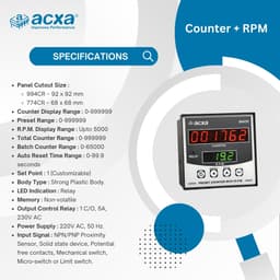 Counter RPM dual-function wiring